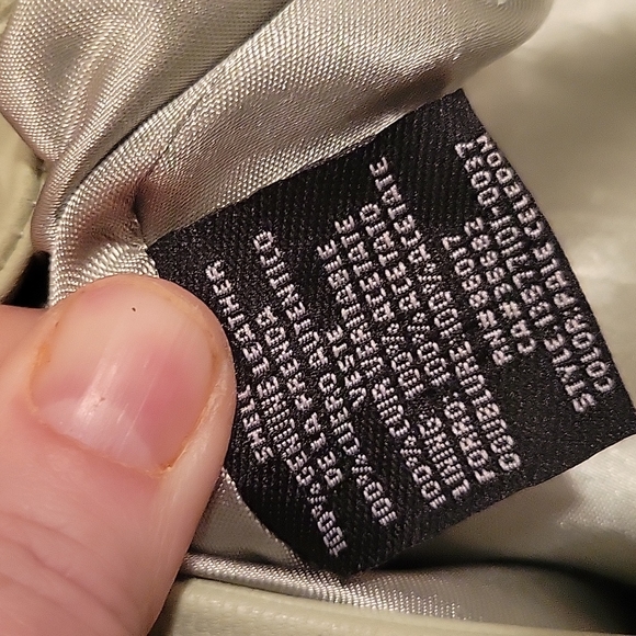 bebe Real Mint Green Leather Jacket - Picture 15 of 16